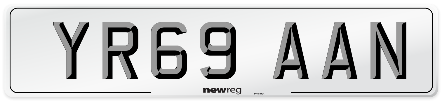 YR69 AAN Number Plate from New Reg